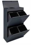  Arregui Top 4 antracitszínű szemetes 97, 5x58, 6x24, 5 cm Szemeteskosár (CR624-B)