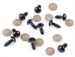 Stoklasa Szemek játékhoz kupakkal Ø10 mm fekete (10db) (780853_204232_90435)