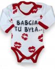 Turkish Csecsemő body 100% pamut „Nagymama itt volt hosszú ujjú 74 cm méret 9m