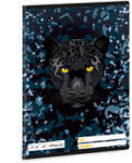 Ars Una Black Panther tűzött füzet A/5, 32 lap vonalas (21-32), Ars Una, fekete párduc (ARS-53625298) - officetrade