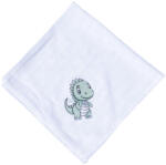 Baby Bruin Mintás Cseh textil pelenka, textilpelenka sűrű szövésű fehér 70x70 cm - Kicsi dínó 1 DARAB (311199dino)