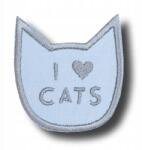 Importer Kufer Spółka z o. o Ragasztó patch applikáció , , I love cats, , Fényvisszaverő (1db) ( 5905386761703)