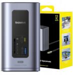 Baseus Laptop Dokkoló Állomás 12IN1 Hdmi 4K Usb-c Usb-a RJ45 Pd 100W Hub (B00568103813-00)