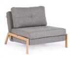 Bizzotto Fotoliu extensibil gri Hayden 95x96x79 cm (0735204deco)
