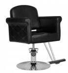 Activ Hair System Barber Fodrász Szék Szalonba Fekete Steppelt Króm (5906717420092)