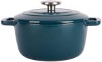 Cosy&Trendy Oală fontă emailată cu capac 20 cm 2, 7 L Verde Heron Fontestic Cosy & Trendy 9967203