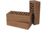 Lode BRUNIS - caramida klinker antichizata, cu goluri, maro inchis, 250x120x65 mm (LOD-11.202100L)