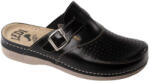 LEDI Anatomic | Férfi bőr klumpa 802/10 | fekete | csatos (44 méret) (LEDLEDI-802-10-44)
