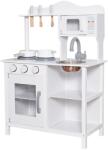 Ginger Home Детска Дървена Кухня ginger home Бяла w10c404h (w10c404h) - bebetabg