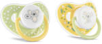Lorelli БИБЕРОН ЗАЛЪГАЛКА С КАПАЧЕ 2БР. 6М+ yellow/green (10220760003)