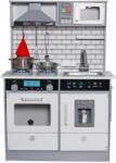 Ginger Home Детска Дървена Кухня ginger home със Звук, Светлина, Бяла w10c493j (w10c493j) - bebetabg