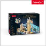 CubicFun Пъзел 3D Tower Bridge 222ч. Отварящ се с LED светлини