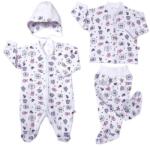 Sevibaby Комплект от 4 части Цвят СИНИ КАРТИНКИ (136-2)