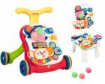KikkaBoo Играчка за прохождане 3в1 Play & Grow Red (31005030076) - bebetabg Проходилка