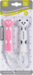 Cangaroo Силиконови лъжици Baby Panda F1607 розов (104541)