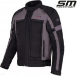 SM Racewear Geaca moto textila SM Racewear Maestro - Barbati - 4 Sezoane - Impermeabila, Captuseala termica si Protectii CE - Gri Negru (GTM001-XXLG)