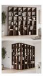 Santalucia Mobili HOMY Ъглова библиотека Santa Lucia, Homy, 225, 7/137, 4/36, 3/253, 2 см, Matwood Dark (SL4224-2)