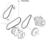 Original Renault Set curea transmisie cu caneluri ORIGINAL RENAULT 7701475913 (7701475913)