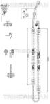 TRISCAN Furtun hidraulic, sistem de directie TRISCAN 8516 11036 (8516 11036)