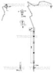 TRISCAN Furtun hidraulic, sistem de directie TRISCAN 8516 16004 (8516 16004)