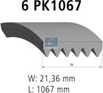 DT Spare Parts Curea transmisie cu caneluri DT Spare Parts 6.31511 (6.31511) - fixbox