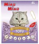 Petfactory Asternut igienic pentru pisici Miau Miau, Tofu Lavanda, 6 (DMHVCMMBM)