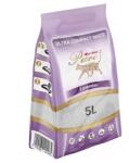 Miau Miau Nisip litiera pisici, Miau Miau, Pure White, Lavanda, Bentonita, 5 kg (370)