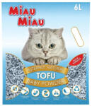 Miau-Miau Asternut igienic pentru pisici Miau Miau, Tofu Baby Powder, 6L (5949060213461)