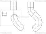 TRISCAN Furtun hidraulic, sistem de directie TRISCAN 8516 29067 (8516 29067)