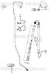 TRISCAN Furtun hidraulic, sistem de directie TRISCAN 8516 16048 (8516 16048)