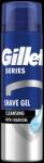 Gillette Gel de ras pentru barbati cu efect de curatare Gillette Series cu carbune, protectie completa impotriva iritatiei, 200 ml (7702018619757)