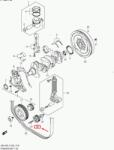 Original Suzuki Rola ghidare/conducere, curea transmisie ORIGINAL SUZUKI 49160-67J00-000 (49160-67J00-000)