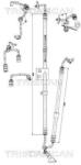 TRISCAN Furtun hidraulic, sistem de directie TRISCAN 8516 23012 (8516 23012)