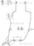 TRISCAN Furtun hidraulic, sistem de directie TRISCAN 8516 11037 (8516 11037)