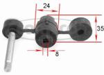 CORTECO Bucsa, bara stabilizatoare CORTECO 21652487 (21652487)