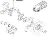Original Renault Articulatie directie, suspensie roata ORIGINAL RENAULT 8200898655 (8200898655)