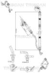 TRISCAN Furtun hidraulic, sistem de directie TRISCAN 8516 23001 (8516 23001)