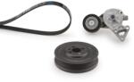 GATES Set curea transmisie cu caneluri GATES K116DPK1195 (K116DPK1195)