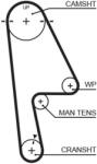 GATES Curea de distributie GATES 5529XS (5529XS)