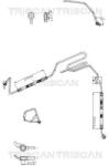 TRISCAN Furtun hidraulic, sistem de directie TRISCAN 8516 29043 (8516 29043)