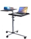TECHLY ICA-TB TPM-2 suport laptop Stand laptop Negru, Argint (ICA-TB TPM-2)