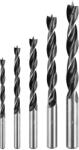 GRAPHITE Set de burghie pentru lemn: 4, 5, 6, 8, 10 mm, 5 bucati 54T574 (54T574) Burghiu