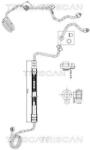 TRISCAN Furtun hidraulic, sistem de directie TRISCAN 8516 29081 (8516 29081)