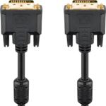Goobay Cablu DVI-D 24+1p tata - DVI-D 24+1p tata, 5m, Goobay (CABLE-193GD/5.0)