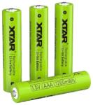XTAR Acumulator AAA (R3) Li-ion 10440 1.5V 800mAh, set 4 bucati, XTAR (ACCU-10440/80/BL4-TH-XTR) Baterie reincarcabila