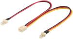 Goobay Cablu alimentare PC 2x Fan (3pin) tata - Fan mama (3pin), Goobay (CABLE-PC-2X3P/3P-GBAY)