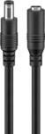 Goobay Cablu de extensie DC mama - tata 5.5x2.5, 10m, Goobay (CABLE-DCM/DCF/2.5MM-10BK-GBAY)