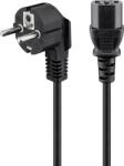 Well Cablu de alimentare calculator Schuko 90 grade tata - CCE mama 3m Well (CABLE-703-3.0-WL)