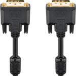 Goobay Cablu DVI tata 24+1p - DVI tata 24+1p, 2m, Goobay (CABLE-193G/2.0)