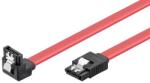 Goobay Cablu de date SATA 6 Gb/s, SATA 7-pini tata - SATA 7-pini tata cotit, 0.5m, rosu, Goobay (CABLE-HDD-SATA/0.5RD/90)